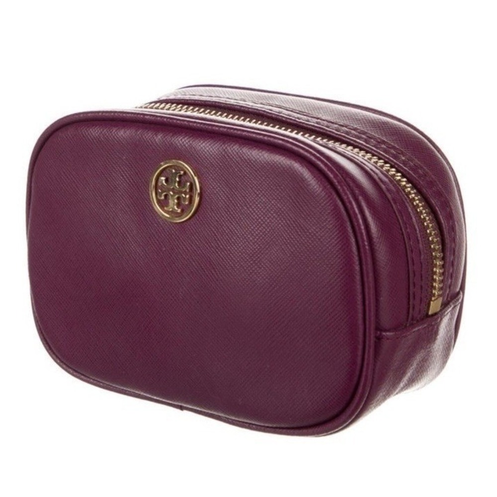 Tory Burch Cosmetic Bag Purple - Picture 3 of 10